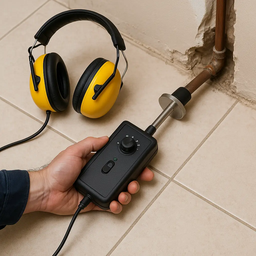 كشف تسربات المياه