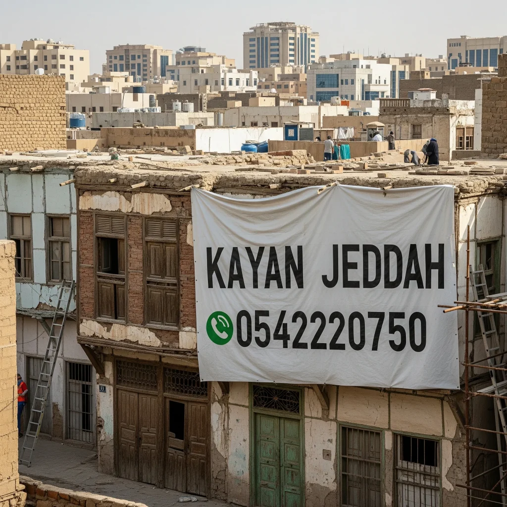 ترميم منازل قبل وبعد جدة