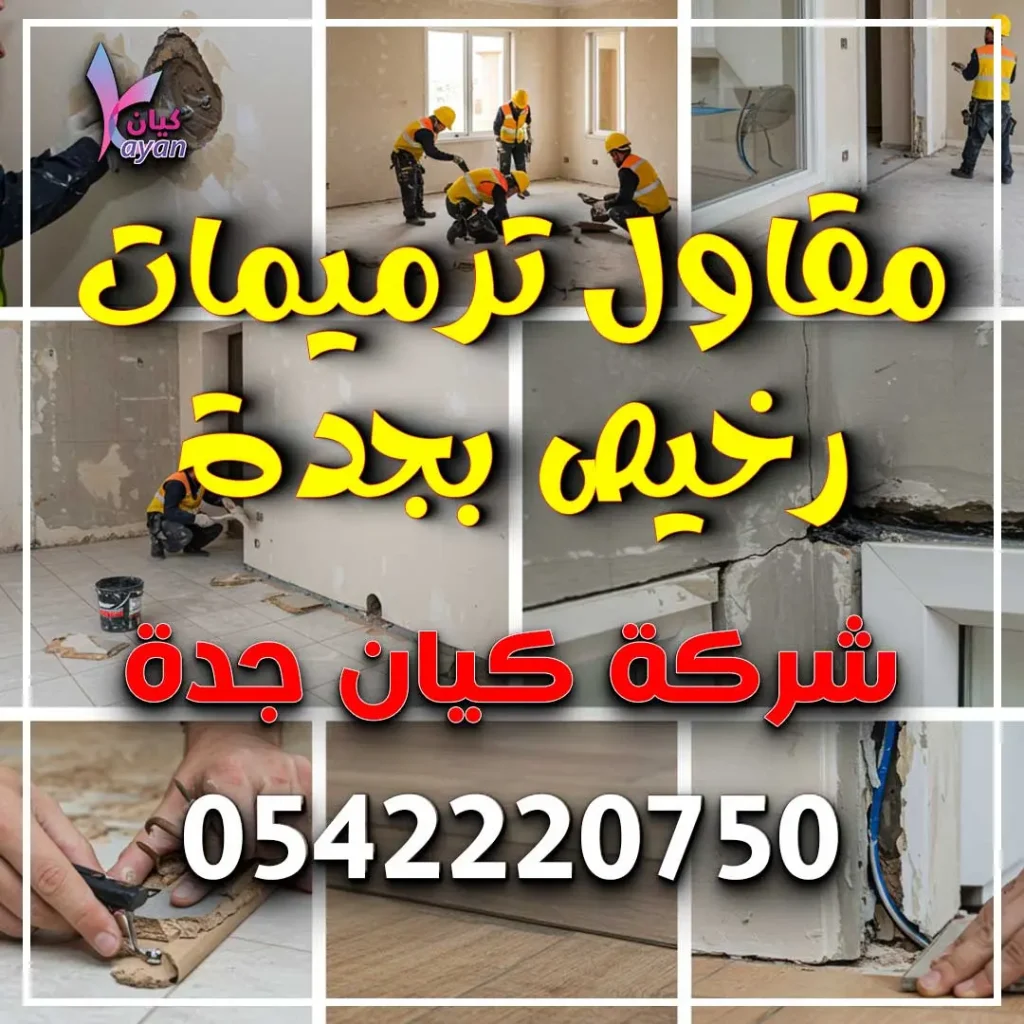 ترميم فلل حي النهضة جدة